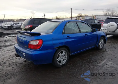 2002 Subaru Impreza Wrx z USA, uszkodzony, nr VIN JF1GD29682G521344